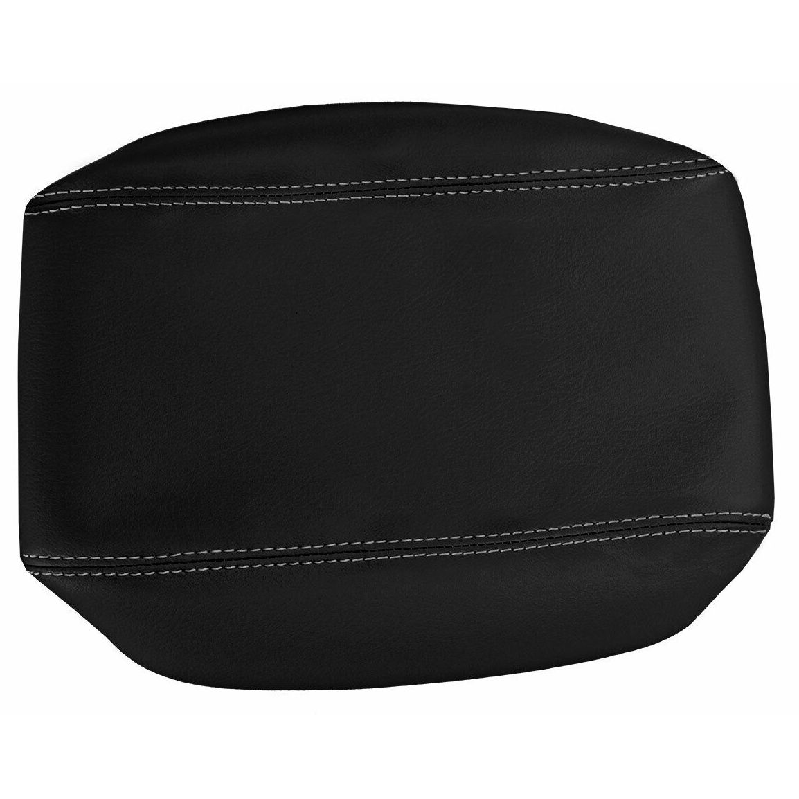 Console Lid Armrest Cover Leather For Nissan Altima 2007-2012 Gray Stitch