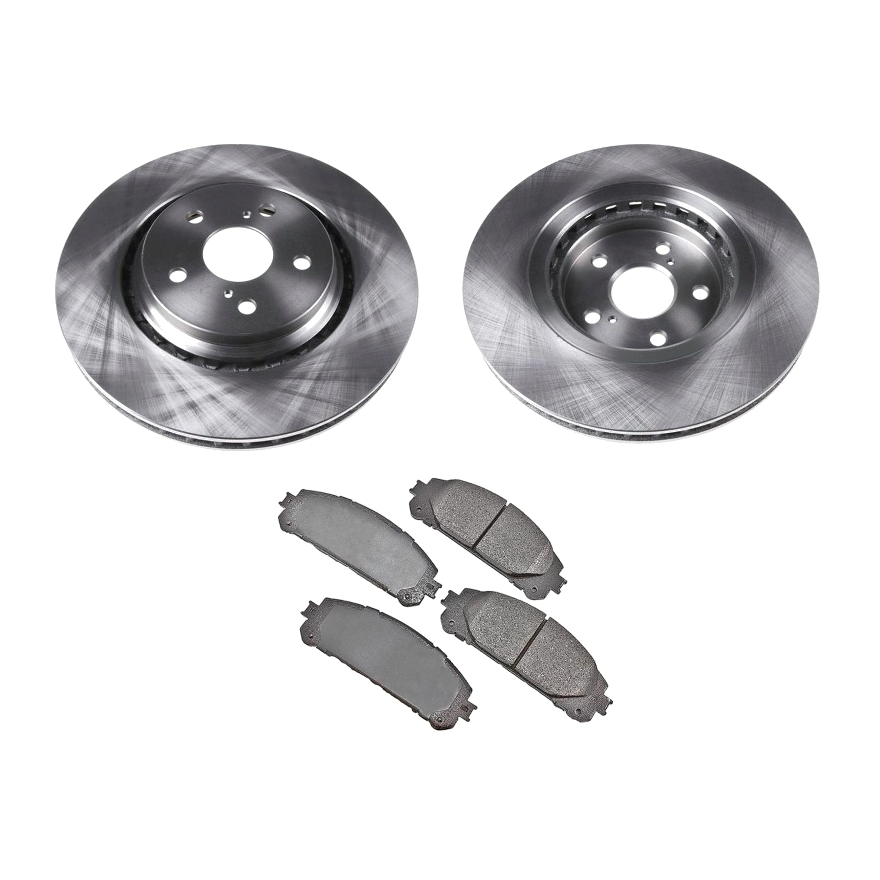 Front Disc Brake Rotors W Ceramic Pads For 16-20 Lexus RX350 Sport Utility 3pc