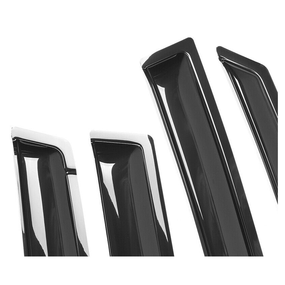 8 PCS - For Fit Fits 07-08 Honda Fit GD3 Window Visors Rain Sun Guard Vent Pieces Set