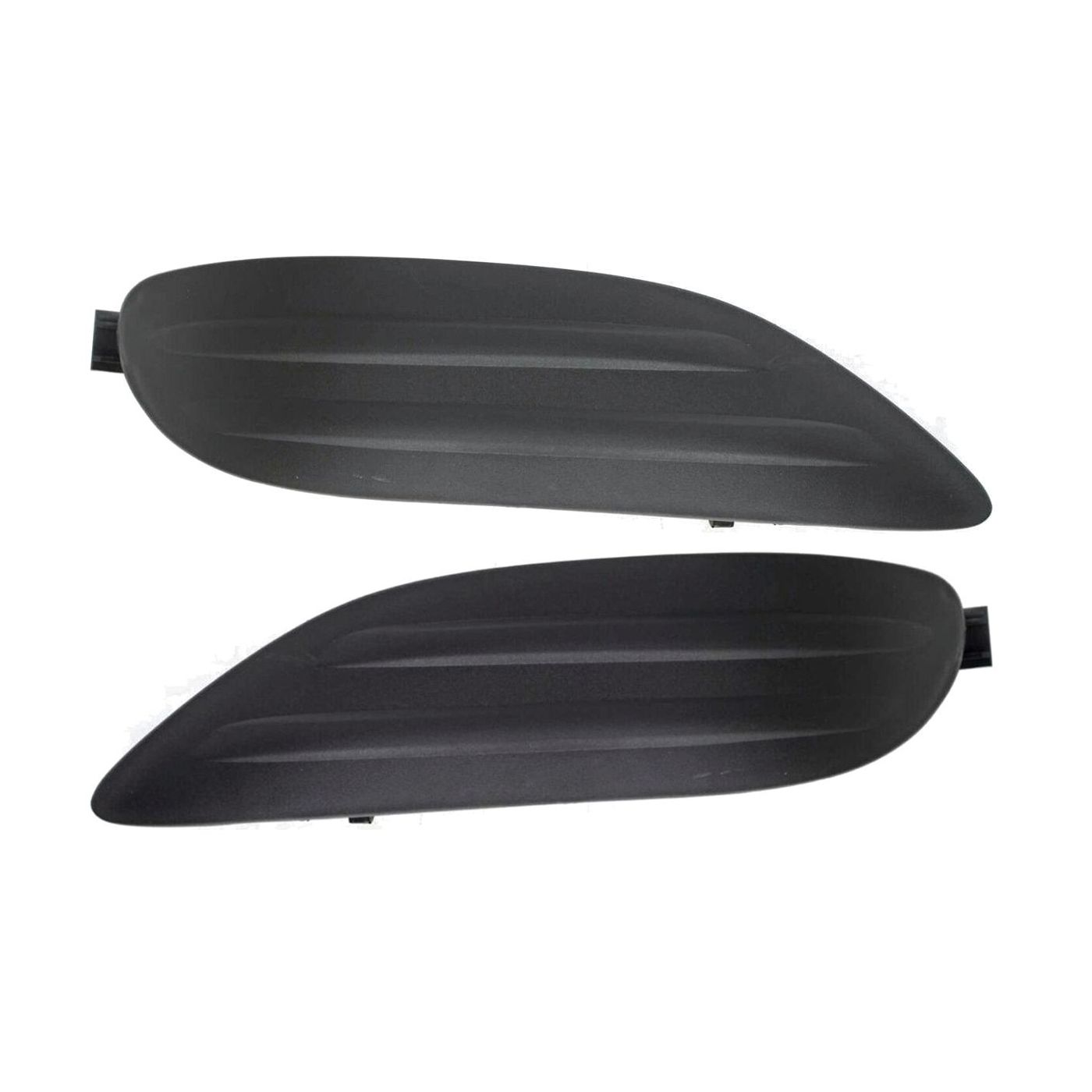 Fog Light Cover Set For Toyota 05-08 Corolla Left & Right Black Plastic 2Pc