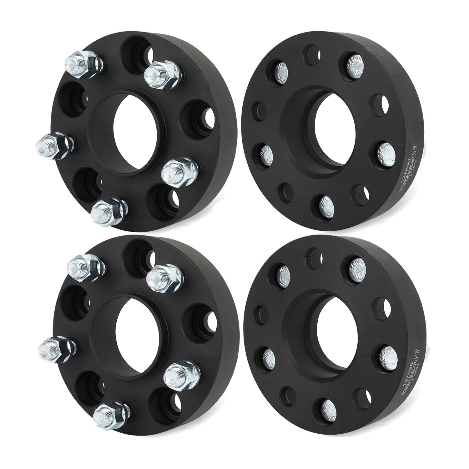 For 10-16 Buick LaCrosse Sedan 4pcs 1.25" 5x120 M14x1.5 Studs Wheel Spacers