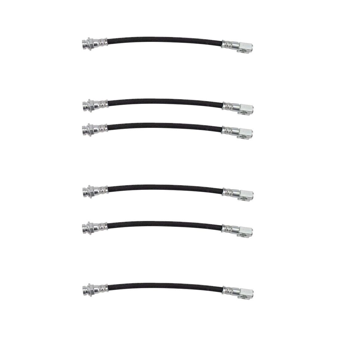 3 Sets Of - Rear Brake Hose Fits 99-09 Buick 00-10 Chevrolet 99-04 Olds 99-08 Pontiac