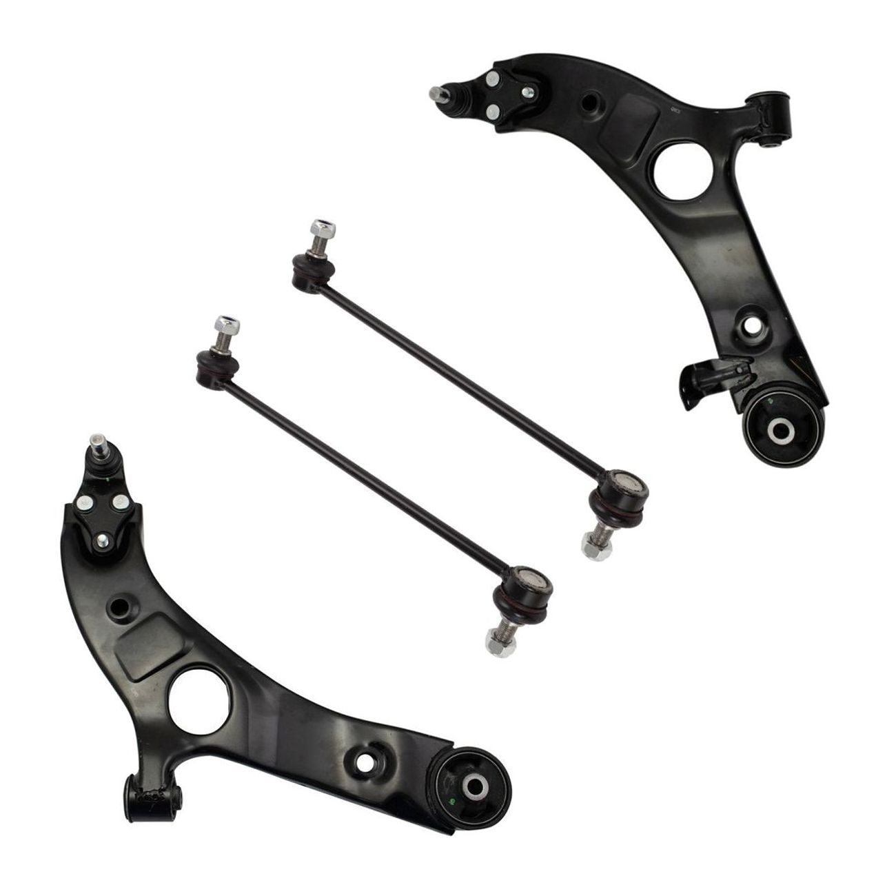 4 Piece Suspension Kit Front Control Arms W/ Ball Joints Sway Bar End Links