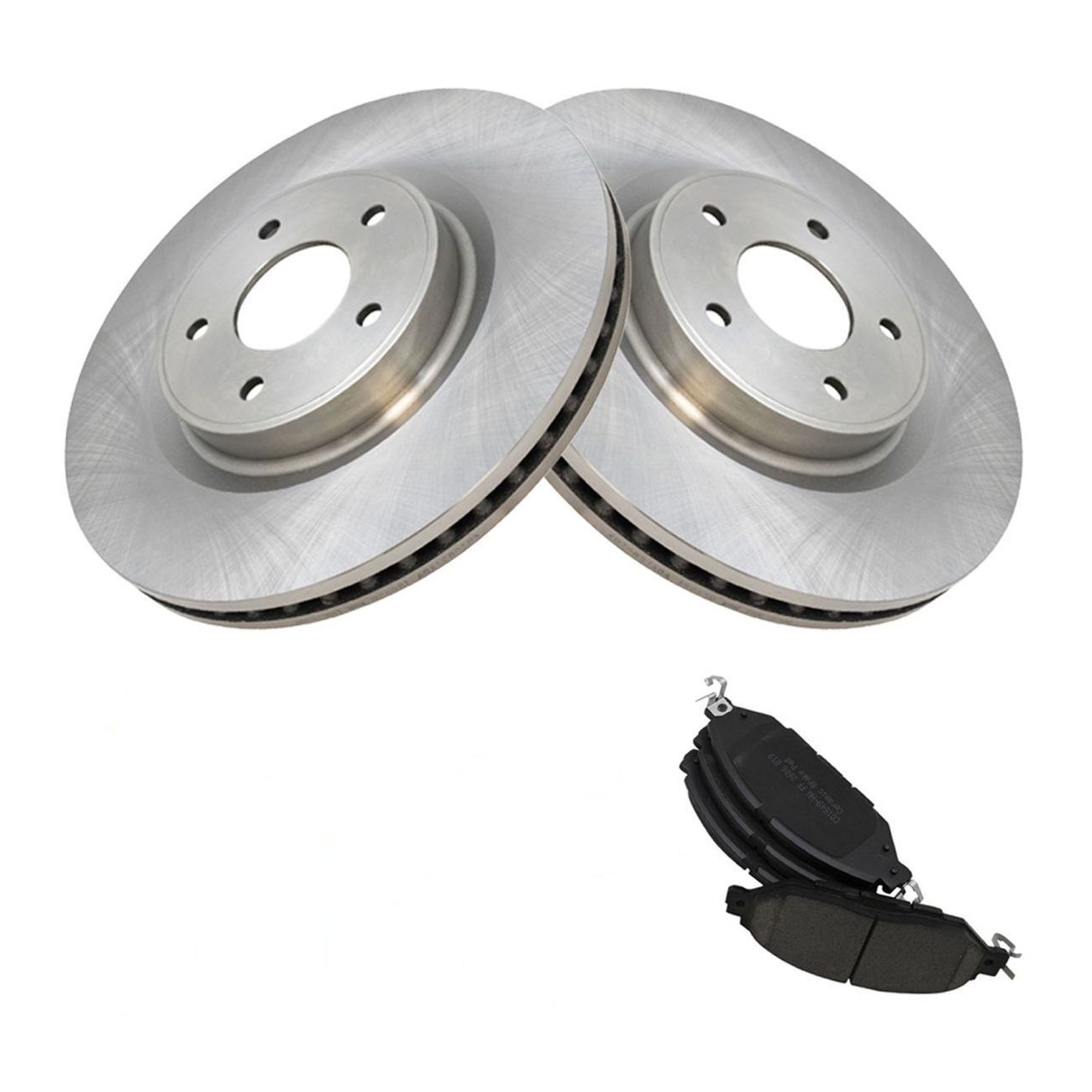 Front Ceramic Brake Pad & Rotor Kit W/Chemicals For Nissan Pathfinder