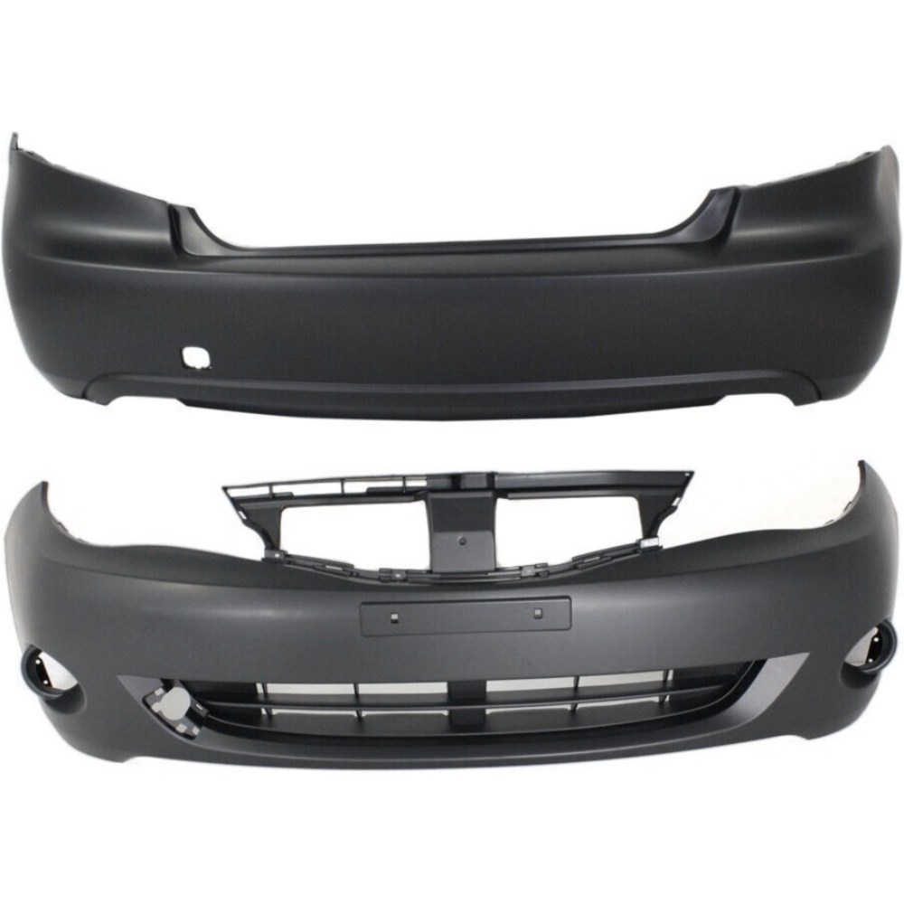 For 2008-2011 Subaru Impreza Set Of 2 Bumper Covers Fascias Front & Rear Pair