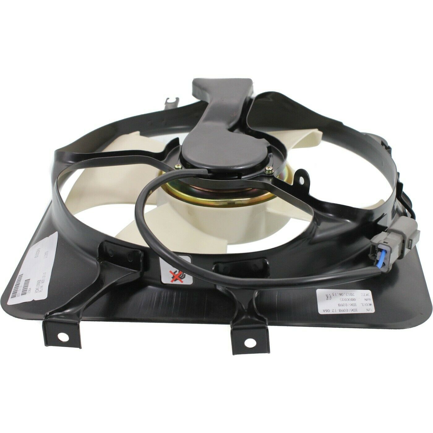 Radiator Cooling Fan W/ A/C Condenser Fan For 1997-01 CR-V Left & Right
