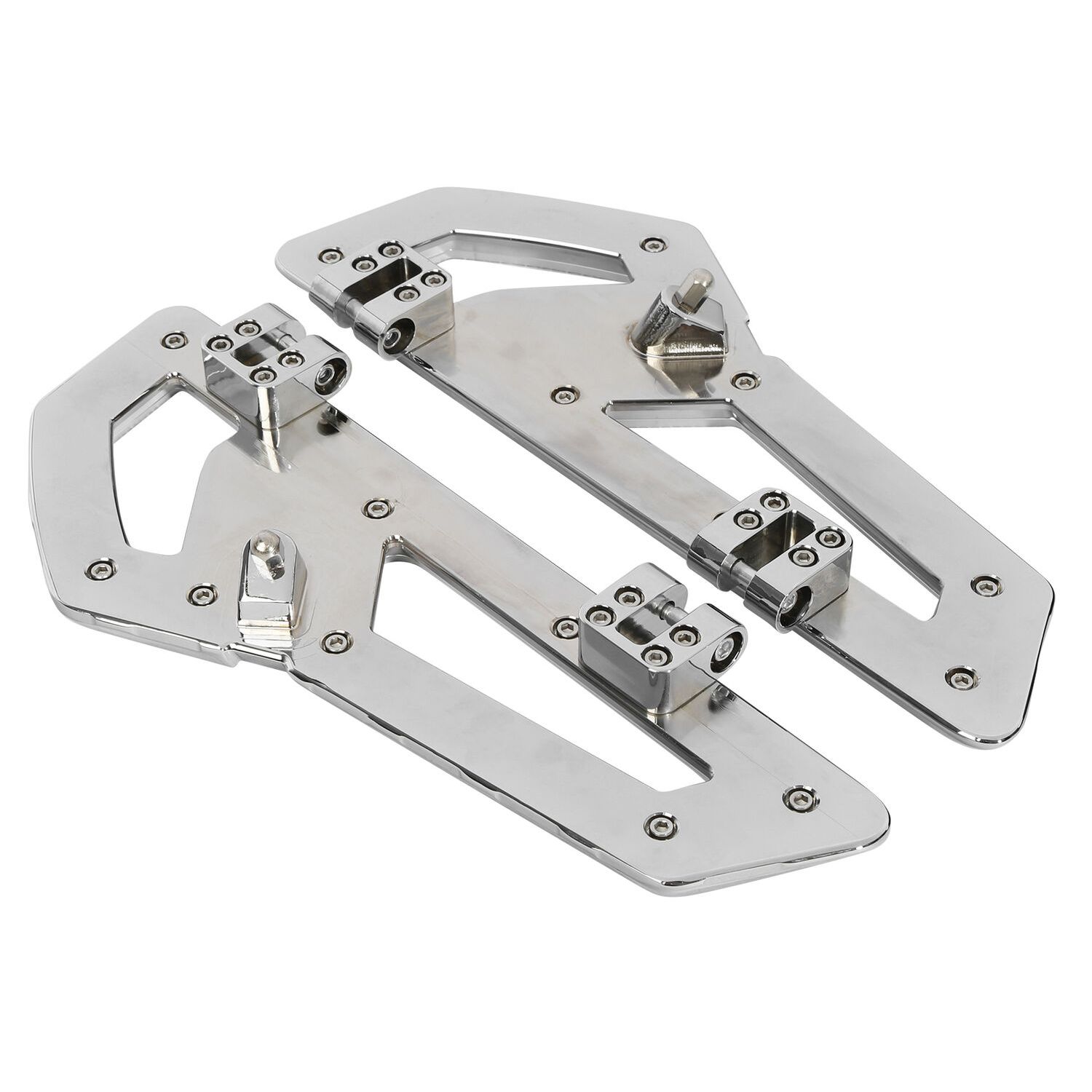 For 11-13 Harley-Davidson Blackline Chrome Front Driver Floorboard Footboard