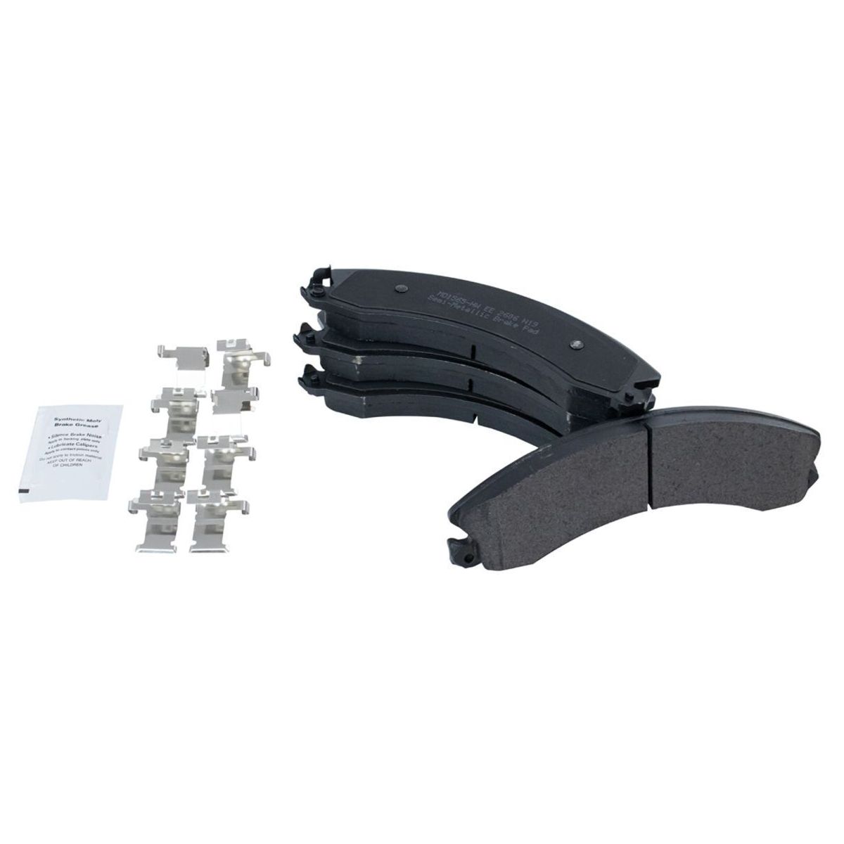 For 2011-2019 Silverado 3500 HD Front Posi Metallic Brake Pad & Rotor Kit W/