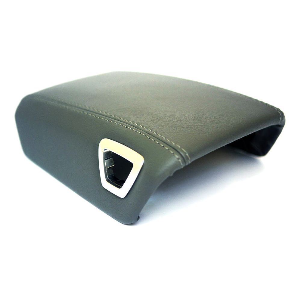 Console Armrest Cover Leather Synthetic For Volvo V70/S60/V70XC/X​C70 05-07 Gray
