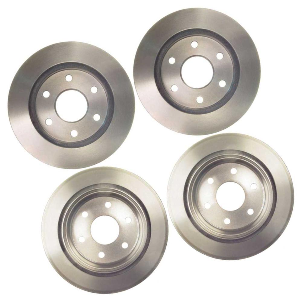 For 1999-2006 GMC Sierra Silverado 1500 2000 2001 Tahoe Front Rear Brake Rotors