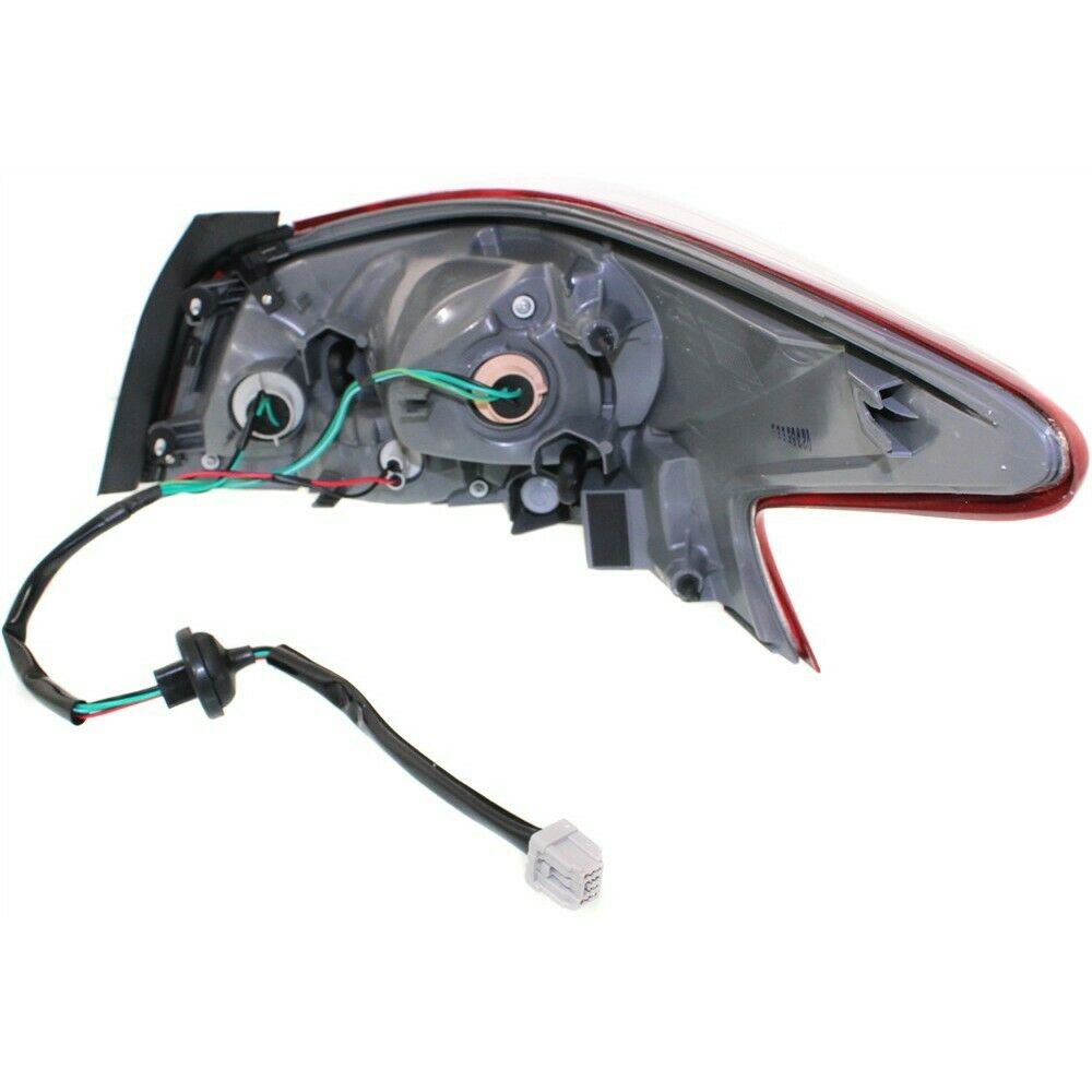 Tail Light For 2013 Altima Sedan LH Sedan Standard Type Red & Clear Lens