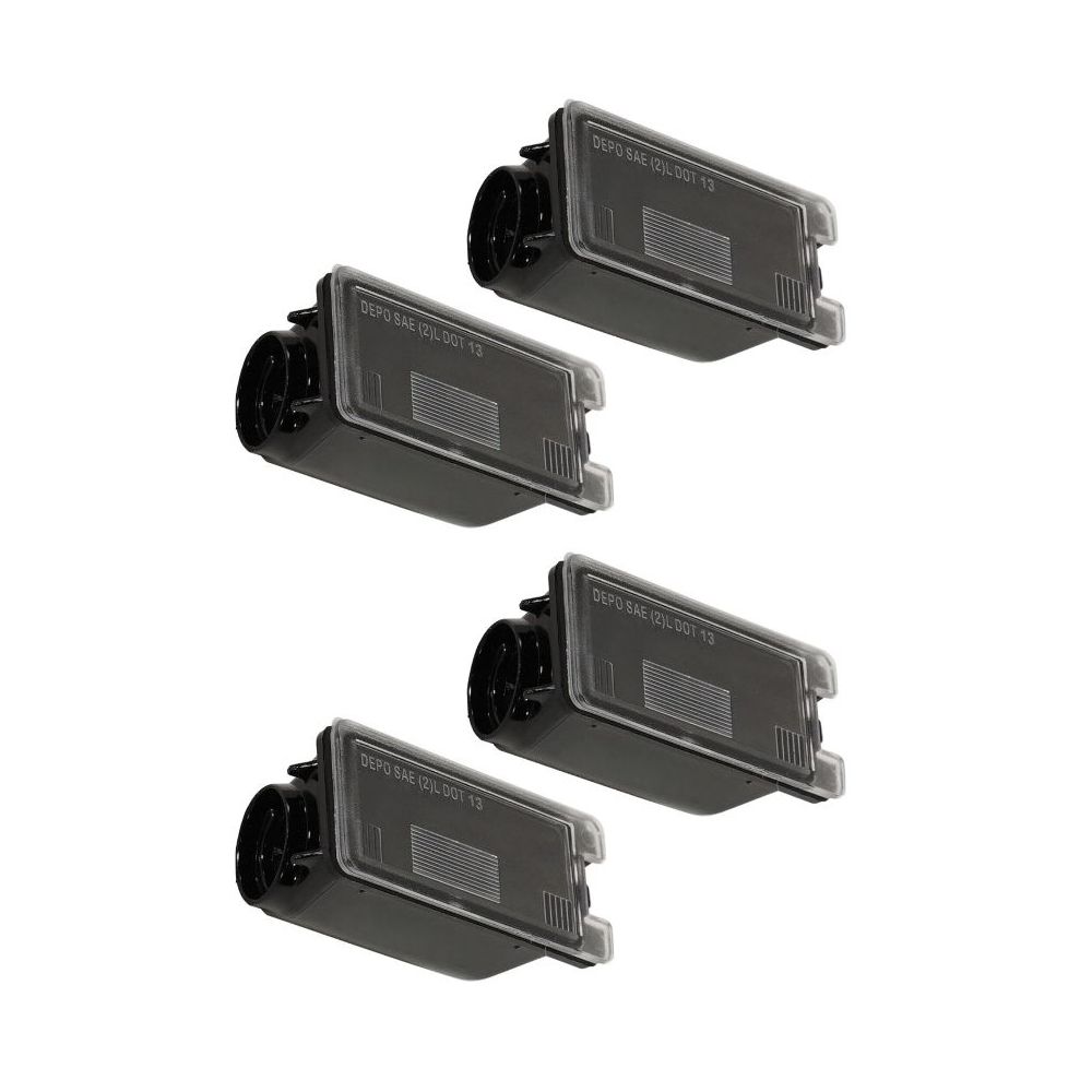 4 PCS - License Plate Lights Set Driver Or Passenger Side Right Left For Ford