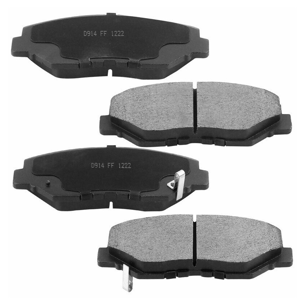 4x Front Ceramic Brake Pads