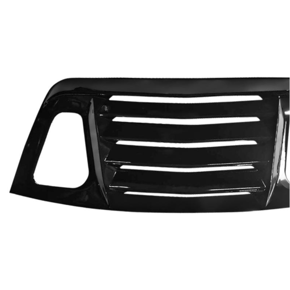 For Dodge Challenger V2 Rear Window Louver Windshield Gloss Black Rain Sun Guard