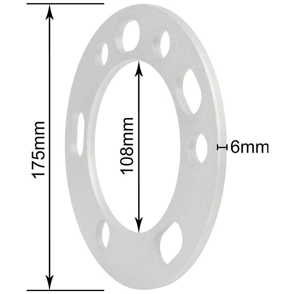 For 00-18 Yukon 4x 5 Lug 6 Lug 5x135 5x5.5 6x5.5 6x135 Wheel Spacers 12mm 1/2"
