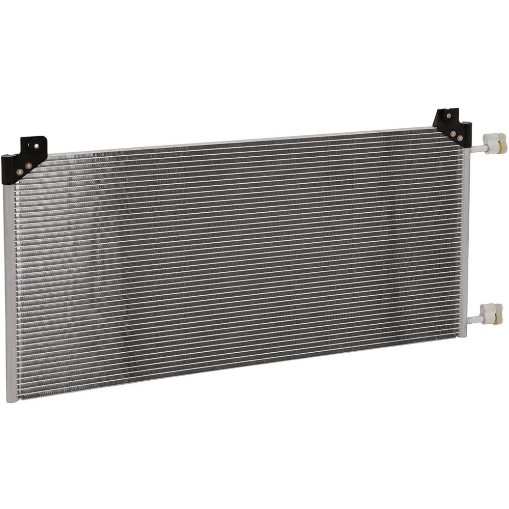 AC Condenser For 02-04 Cadillac Escalade 99-04 Chevrolet Silverado 2500 Aluminum