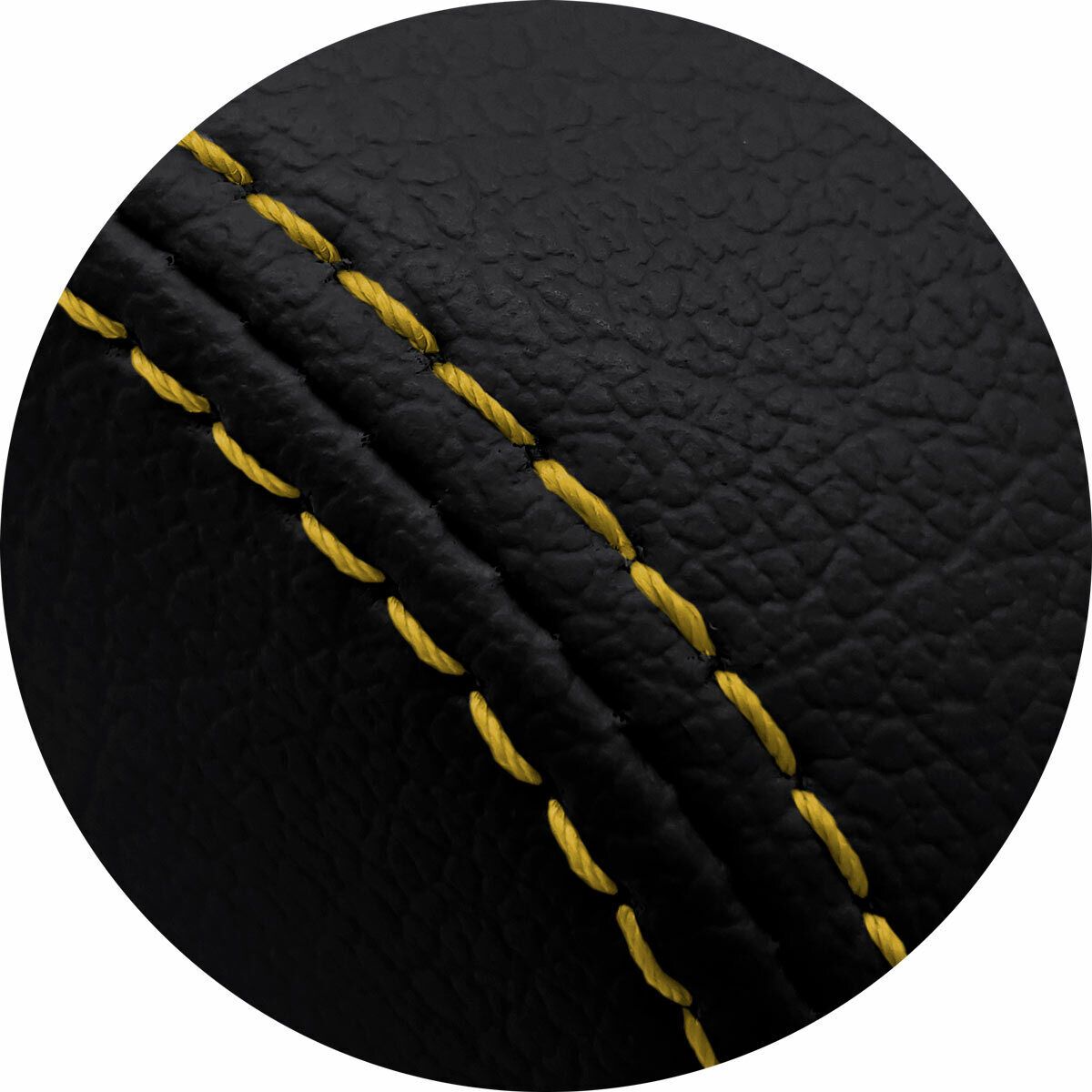 Console Lid Armrest Cover Leather For 07-11 Element Sport Utility Yellow Stitch