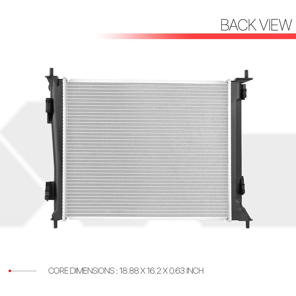 For Soul A86536-53131ARMEO 1.6L AT Aluminum Core Radiator Factory Style-13135