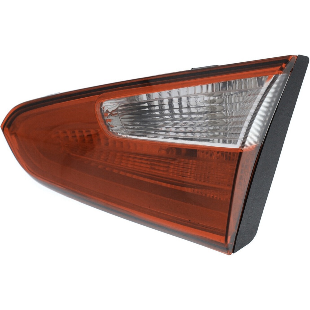 Halogen Tail Light For 14-16 Forte Sedan Right Inner Clear & Red Lens W/ Bulbs