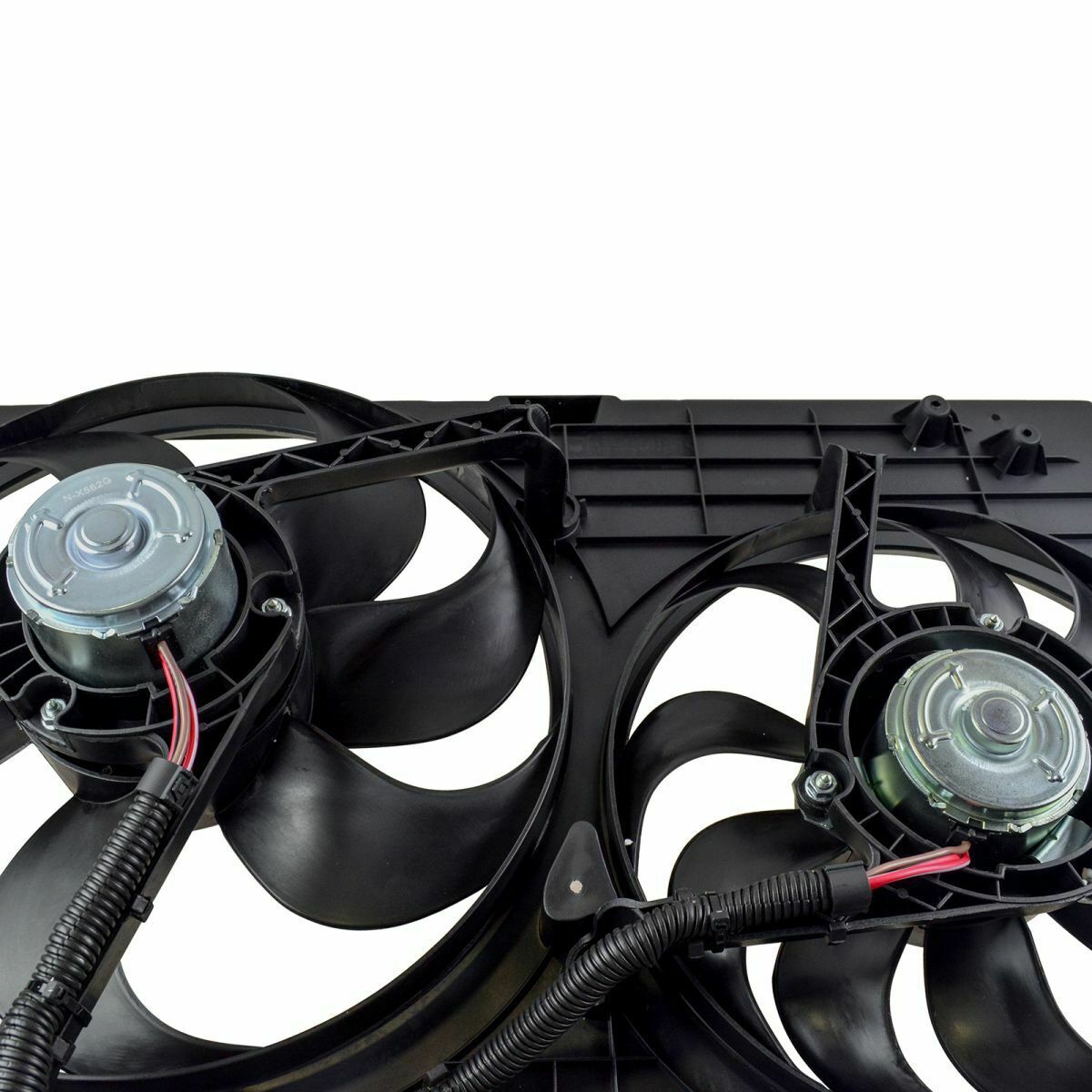 Dual Radiator Cooling Fans & Motors For Audi TT TT Quattro Volkswagen Golf Jetta