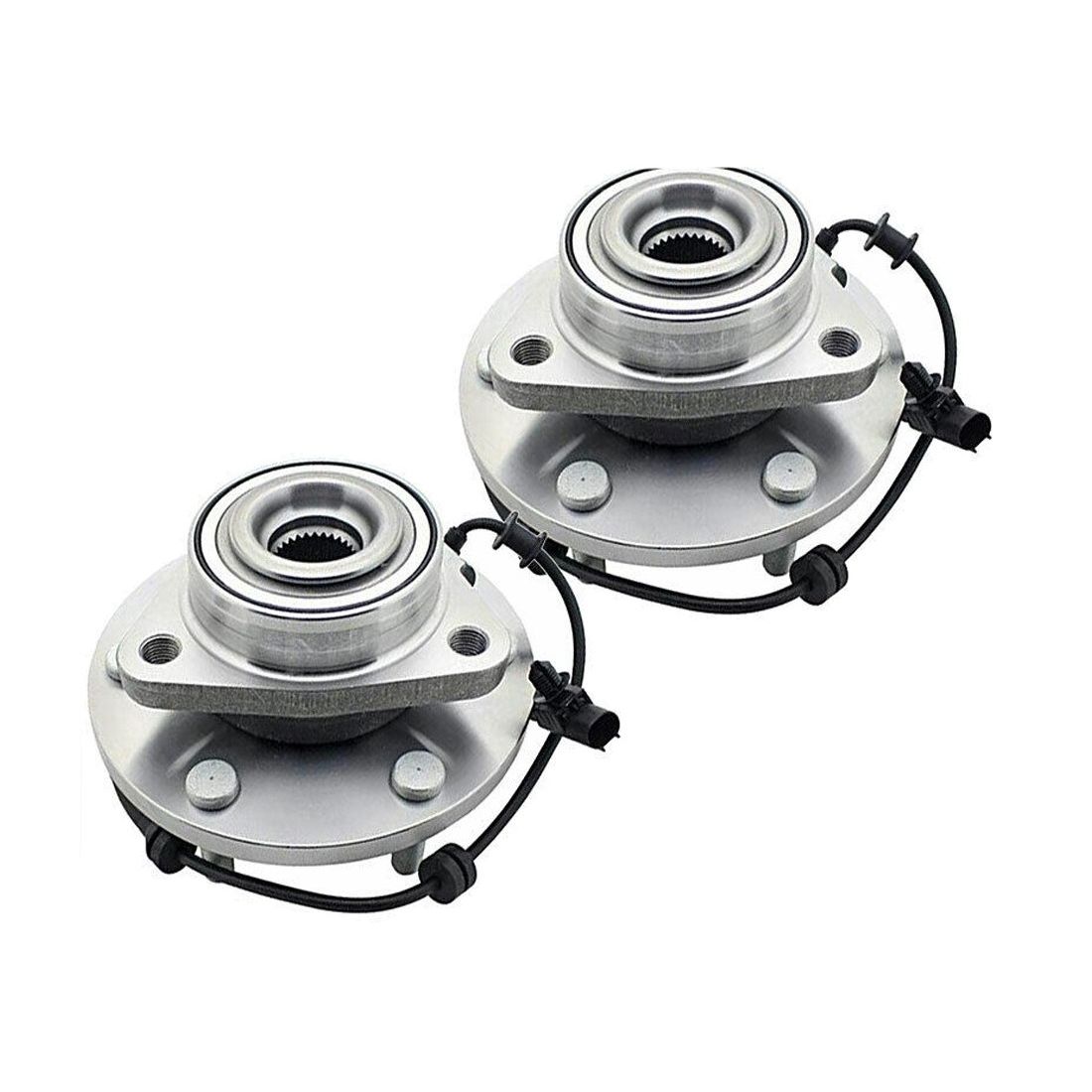 4WD Front Wheel Bearing And Hub Assembly Pair For 2012-2015 Nissan Armada Titan