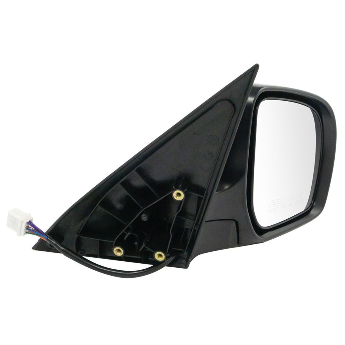 For 11-13 Subaru Forester Mirror Power Turn Signal Smooth Black Paint To Match