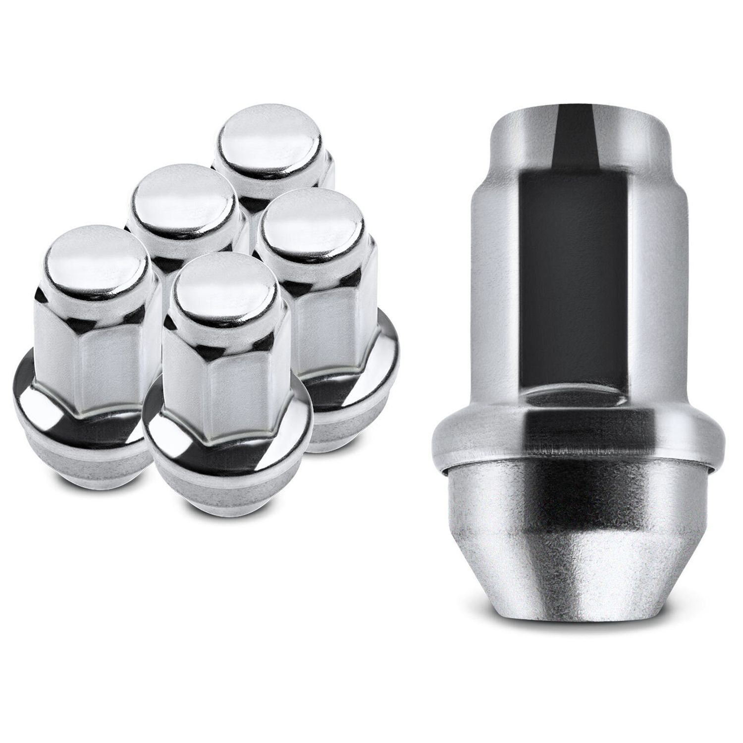 6x M14-2.0 Wheel Lug Nut F-150 2001-2014 Expedition Lincoln Navigator