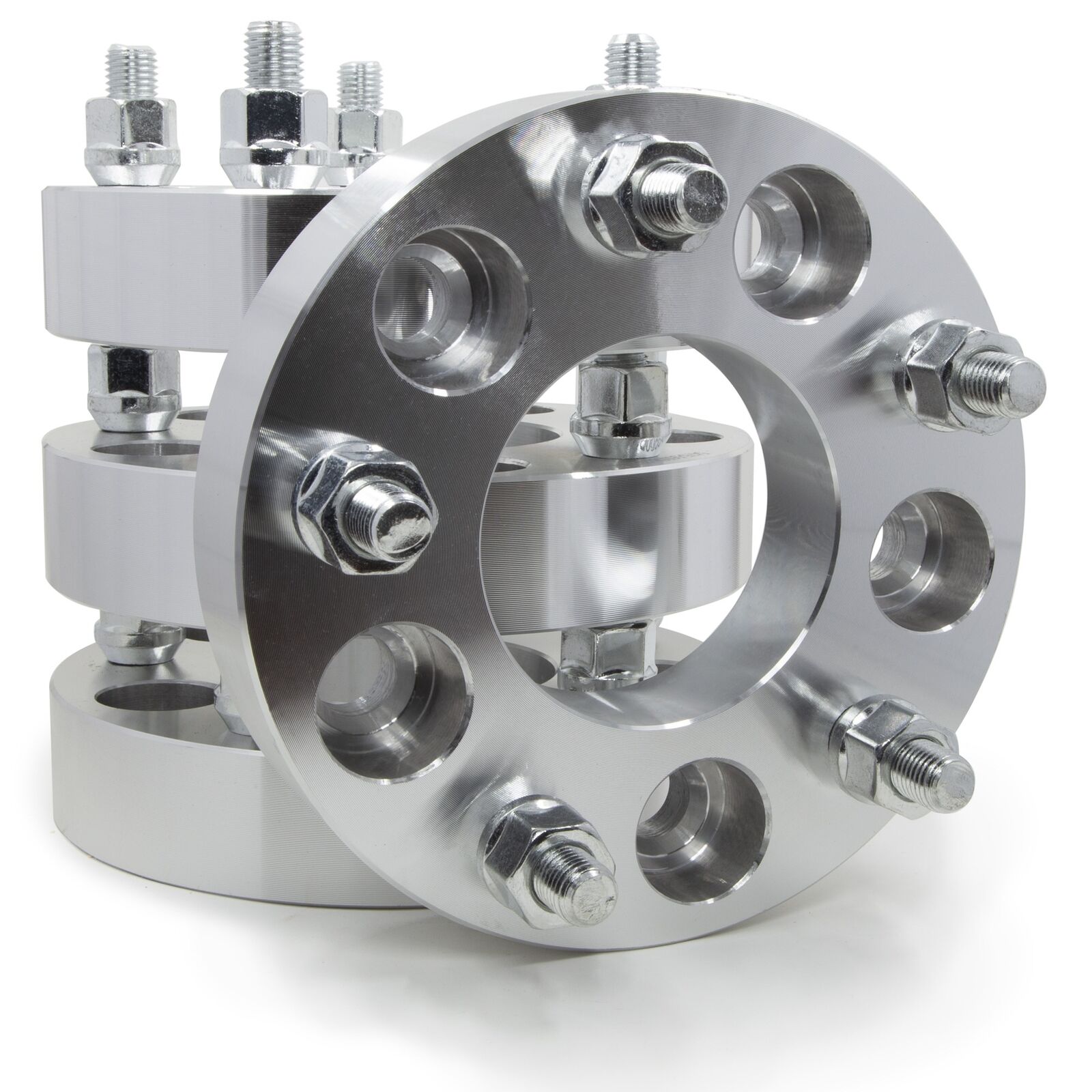 4 Wheel Spacers Adapters | 5x4.75 To 5x5 | 1.25" Thick | 5x120.7 To 5x127