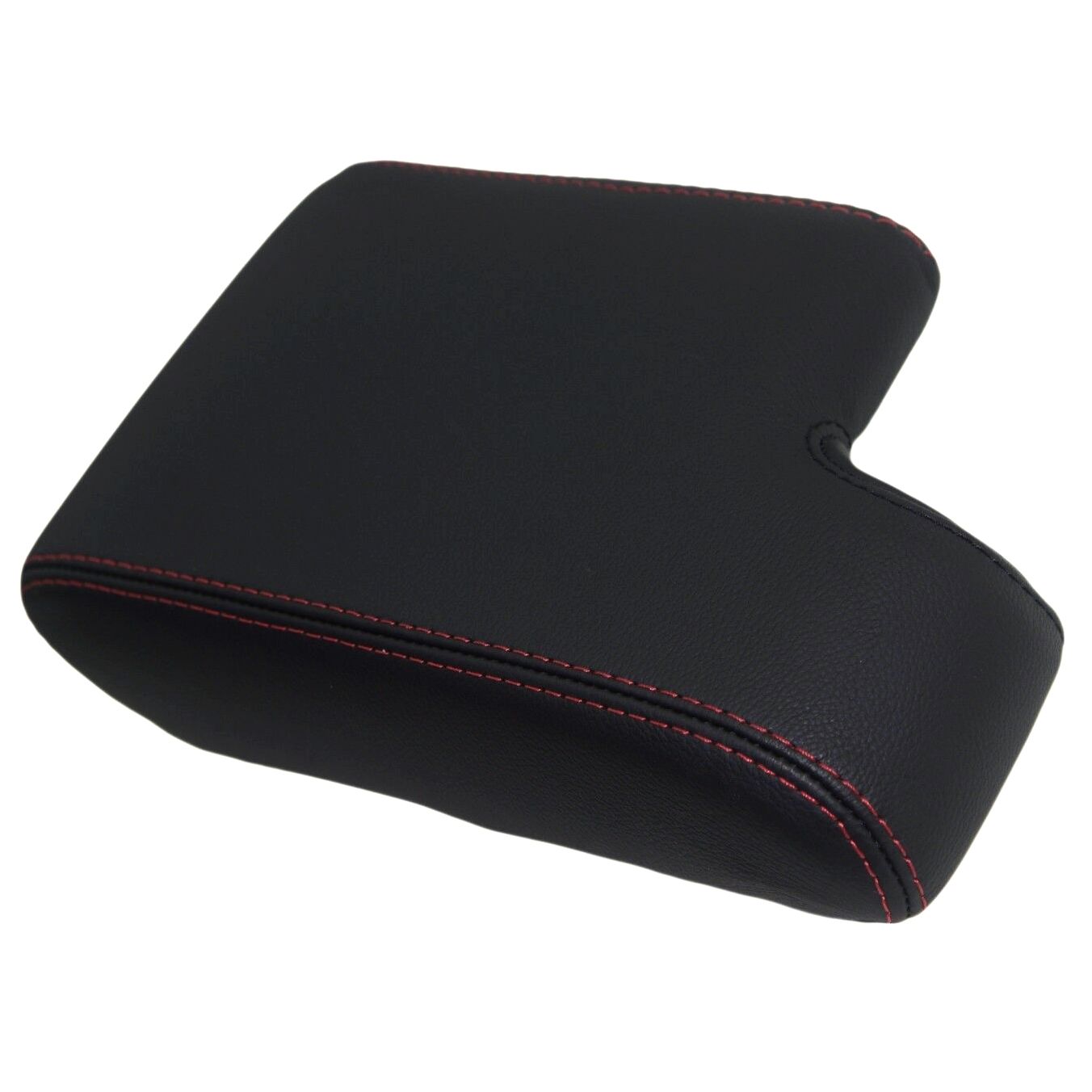 Center Console Armrest Leather Synthetic Cover For BMW E36 92-99 Red Stitch
