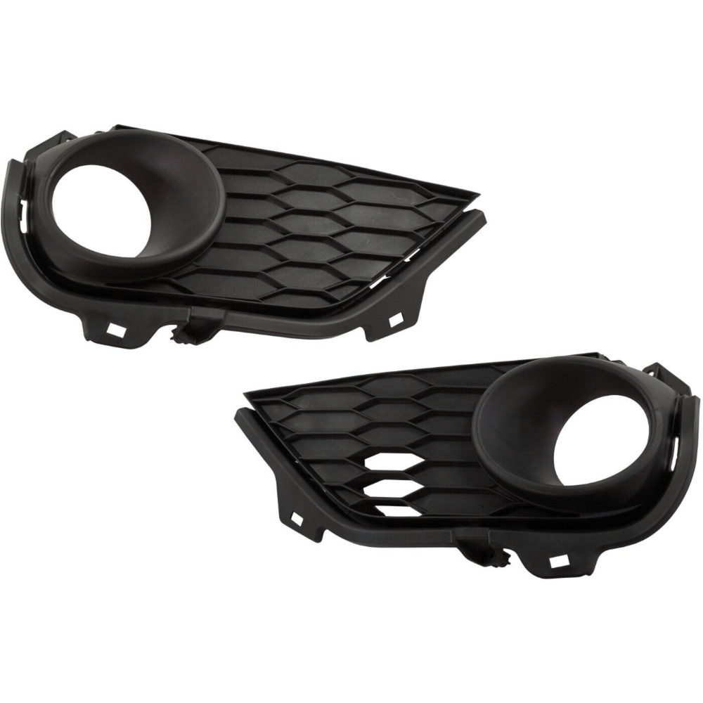 Pair Set Of 2 Fog Light Trims Driving Lamp Front Driver & Passenger Side