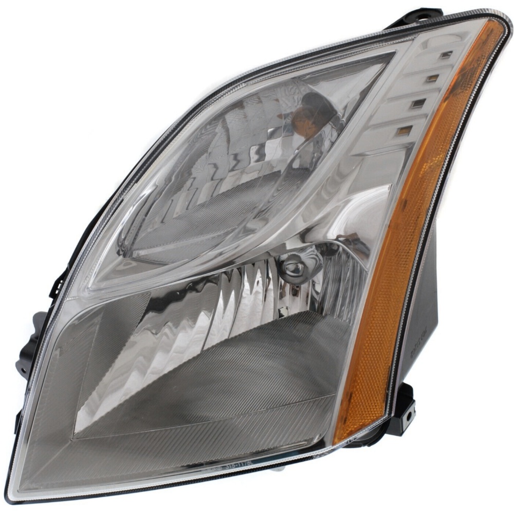 Headlight W/ Chrome Int. Left For Nissan 2010-2012 Sentra Sedan Base/S/SL Models