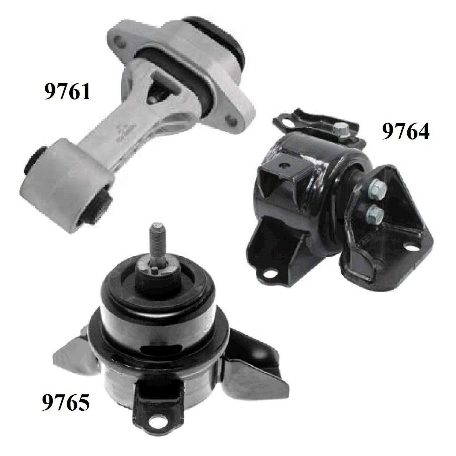 3pcS FRONT MOTOR & TRANS MOUNT FOR 2010-2011 Kia Soul 1.6L & 2.0L -Manual Trans