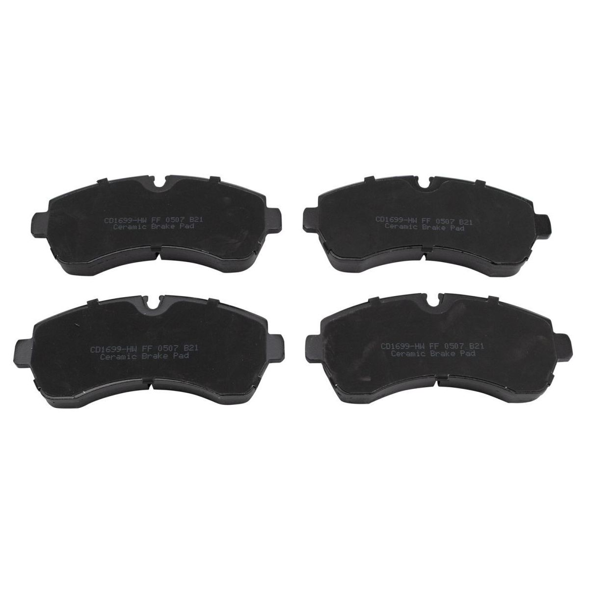 For 2019-2020 Freightliner Sprinter 1500 Base Front Ceramic Disc Brake Pad Set