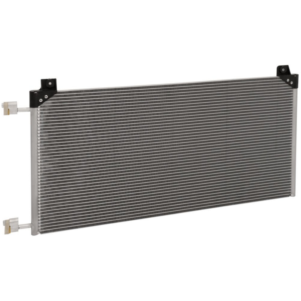 AC Condenser For 02-04 Cadillac Escalade 99-04 Chevrolet Silverado 2500 Aluminum