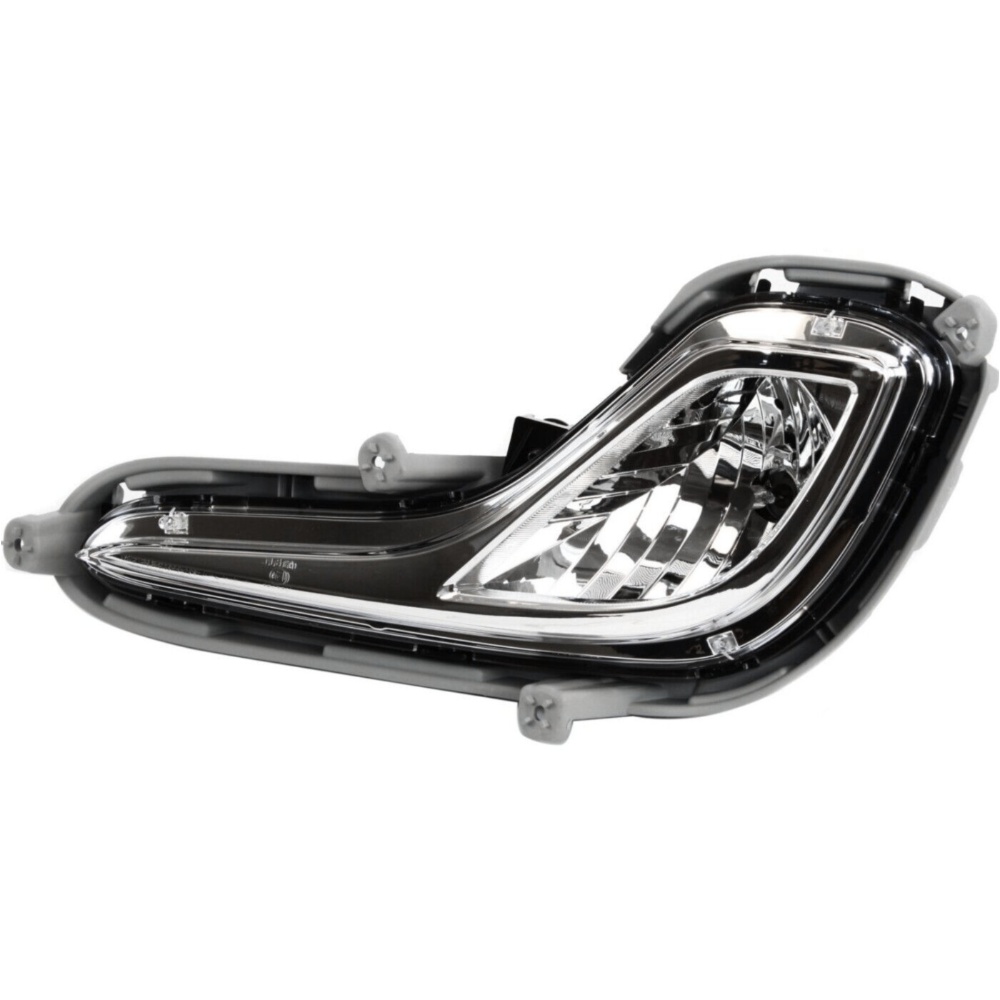Set Of 2 Clear Lens Fog Light For 2012-2017 Hyundai Accent Left & Right W/ Bulbs