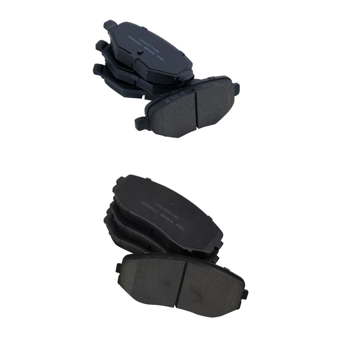 Front & Rear Ceramic Disc Brake Pad Kit Edge Lincoln MKX