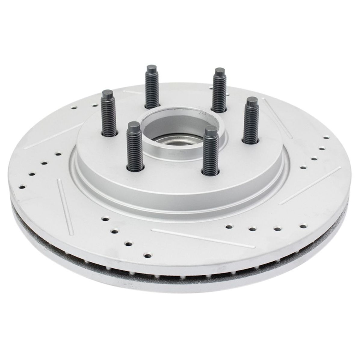 For 2004-2008 F-150 2006-2008 Mark LT Brake Rotor Drilled Slotted G-Coated Front