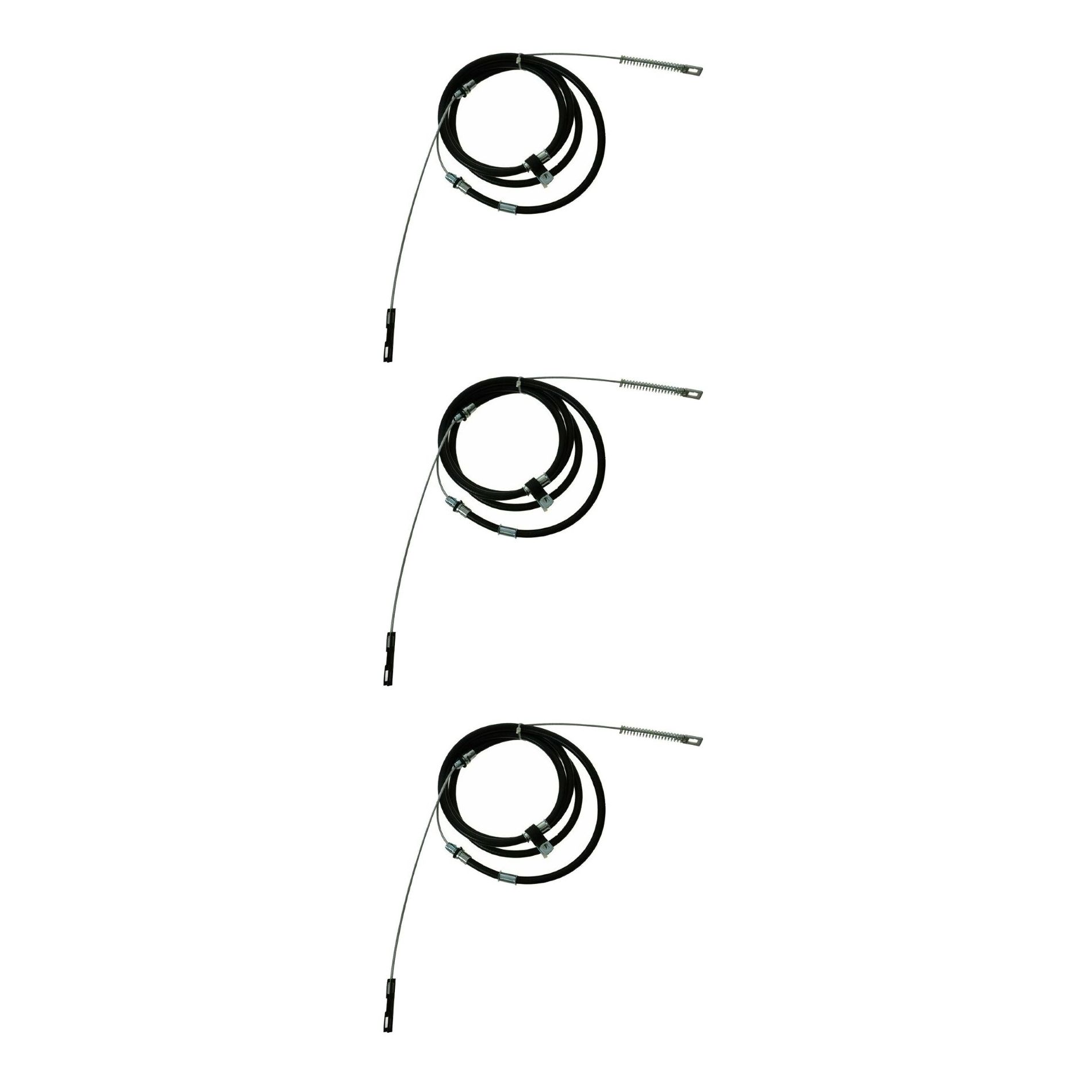 3 Sets Of - Rear Emergency Parking Brake Cable Passenger Side Right RH RR For F150