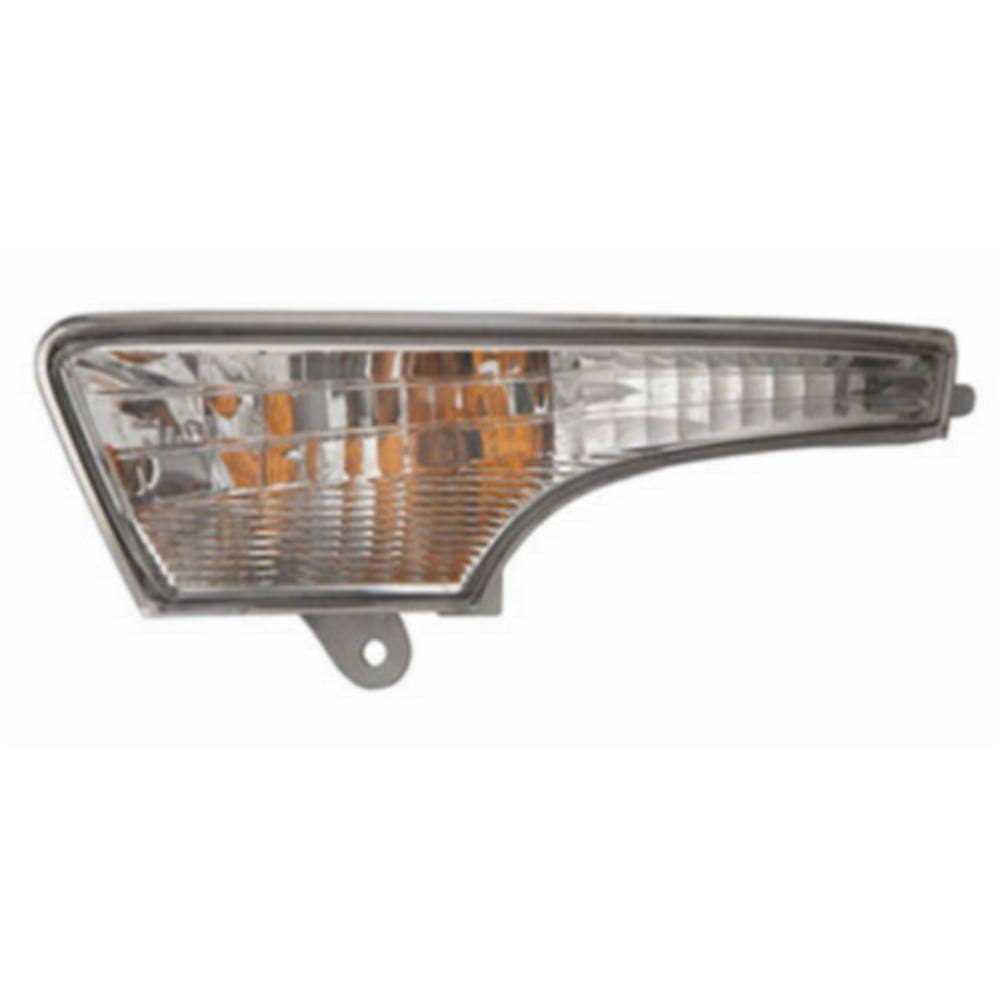Front Left Side Signal + Fog Lamp Cover Textured For 2013-15 Nissan Altima Sedan