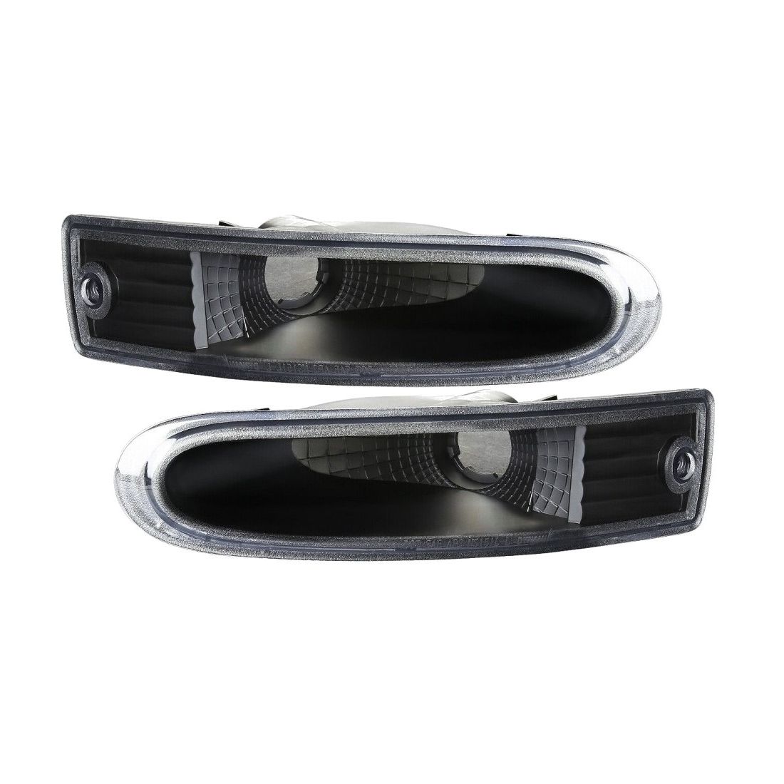 Black Bumper Lights Front Turn Signal Lamps