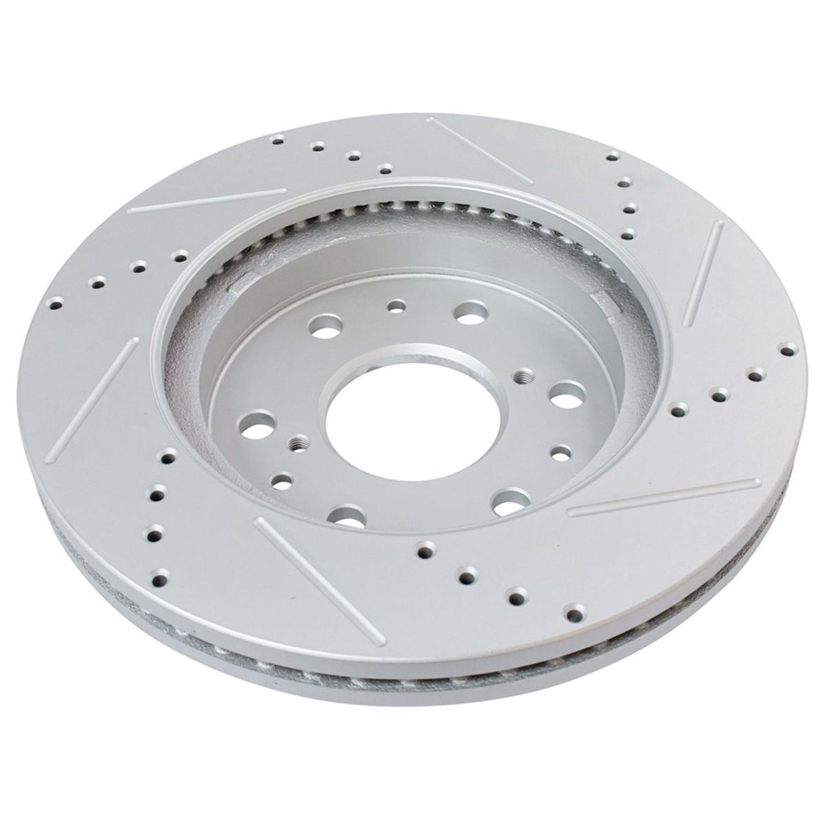 Front Performance Brake Rotor Ceramic Pad & Wheel Bearing Kit