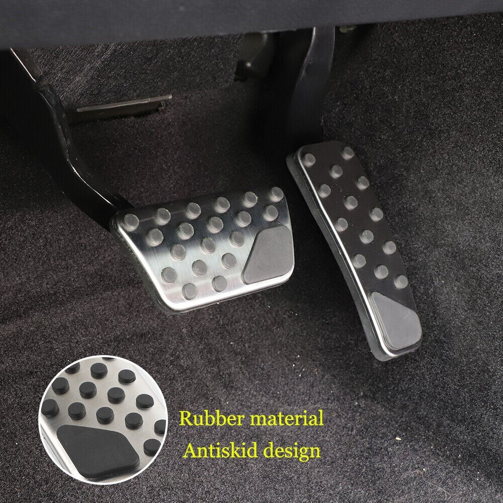 2X Gas & Brake Pedal Cover Trim Foot Pad Kit