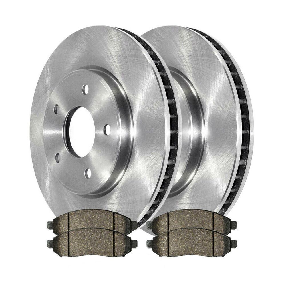 Front Brake Rotors & Pads For 2011-2013 2014 Nissan LEAF 2013-2019 NV200 2.0L