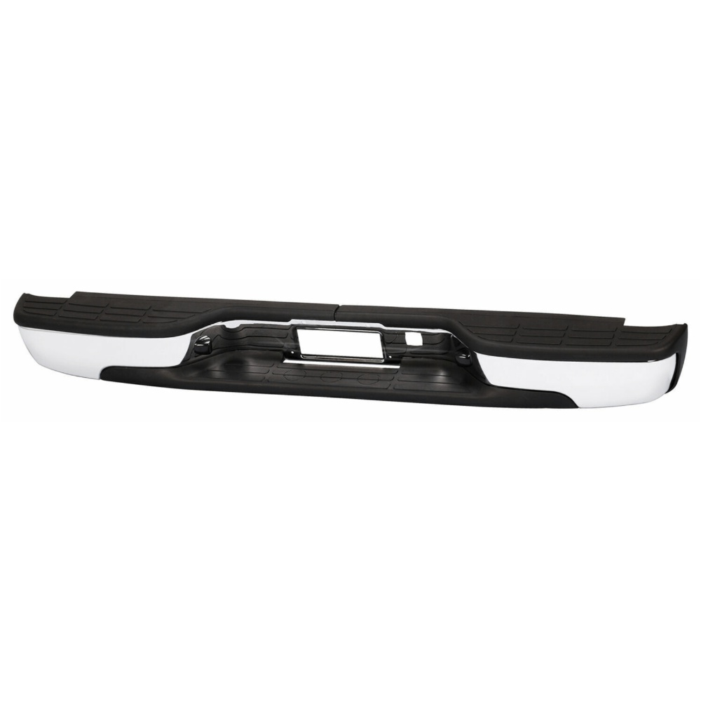 Rear Step Bumper Chrome Steel For 1999-2006 Chevrolet Silverado / Sierra 1500