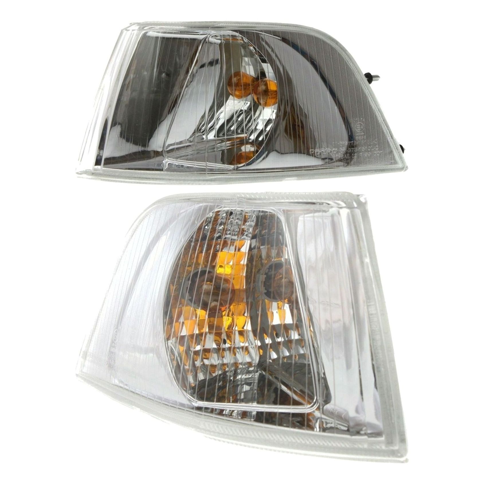 Set Of 2 Corner Lights Lamps Driver & Passenger Side Left Right For Volvo Pair