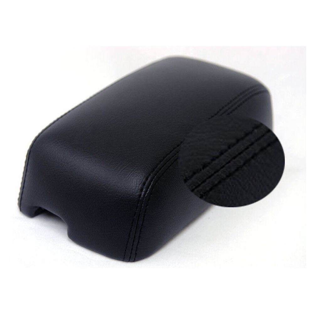 Center Console Armrest Leather Synthetic Cover For Mitsubishi 97-02 Mirage Black