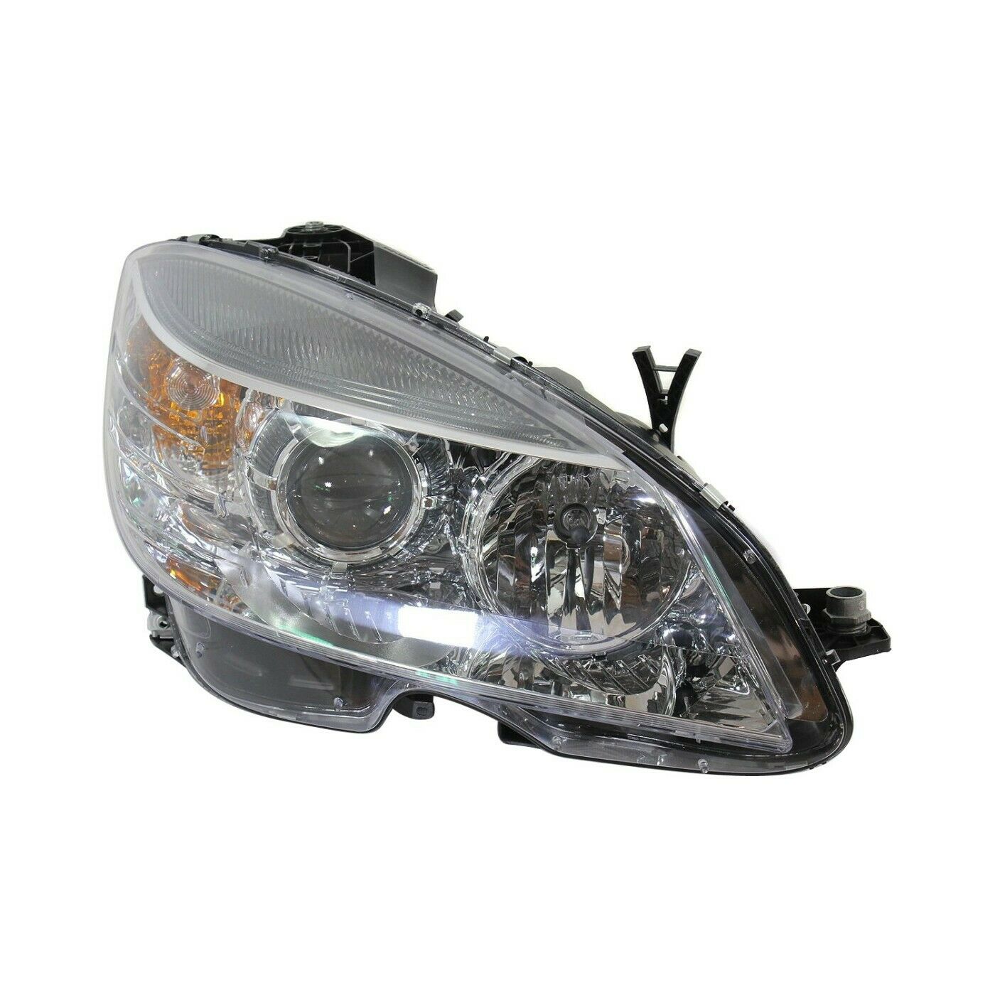 Halogen Headlight Set For 2008-2011 Benz C-Class W/ Bulb(s) Pair