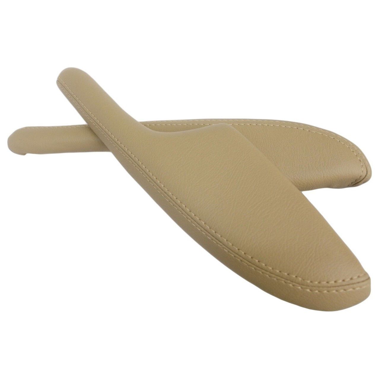 Door Panel Armrest Leather Synthetic Cover For 2001-2006 MDX Sport Utility Beige