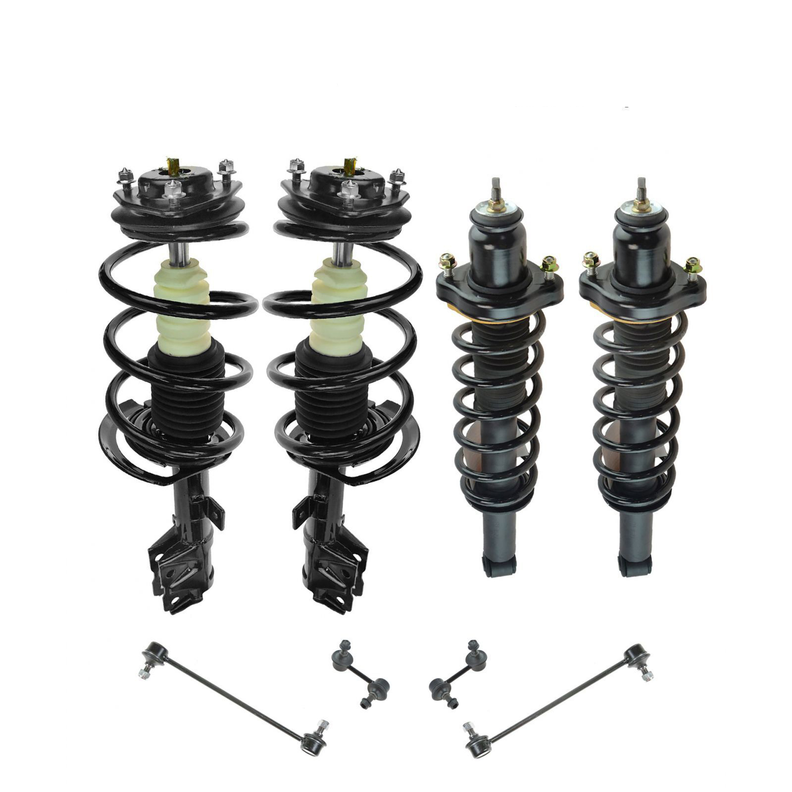 For Dodge Jeep 8-pc Suspension Kit Complete Loaded Struts W/ Sway Bar End Links