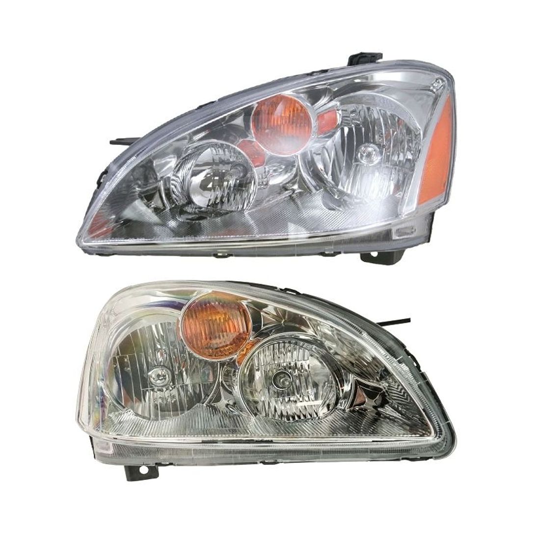 2pcs Left And Right Side For 2002-2004 Nissan Altima Sedan Headlight Headlamp